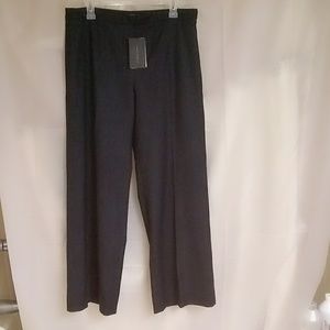 Zara woman size large soft denim dress pants wide